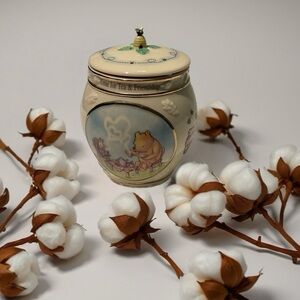 Charming Cream Ceramic Tea Jar
